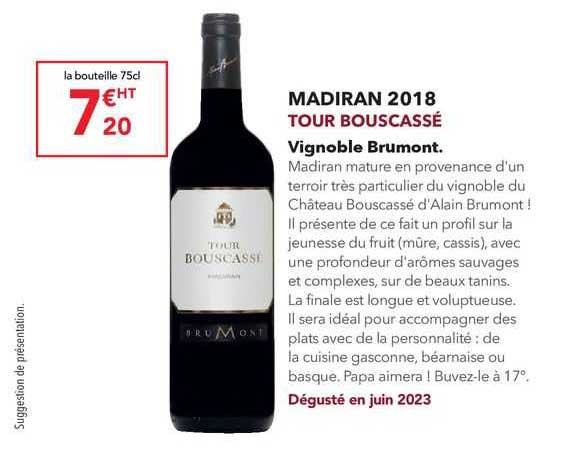madiran 2018 tour bouscassé vignoble brumont.