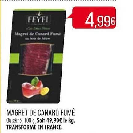 Magret De Canard Fumé