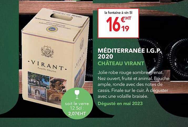 méditerranée i.g.p. 2020 château virant