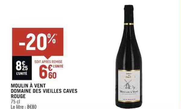 moulin à vent domaine des vieilles caves rouge