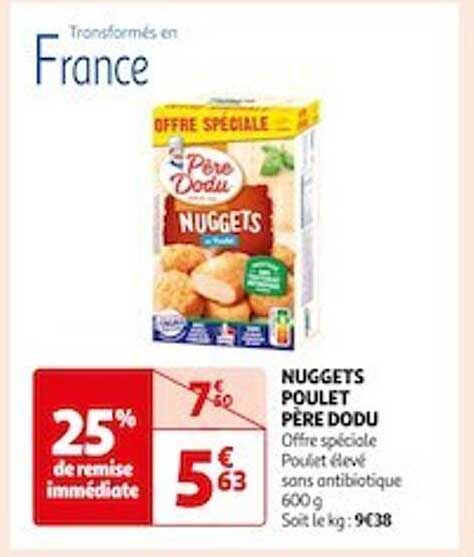 nuggets poulet père dodu