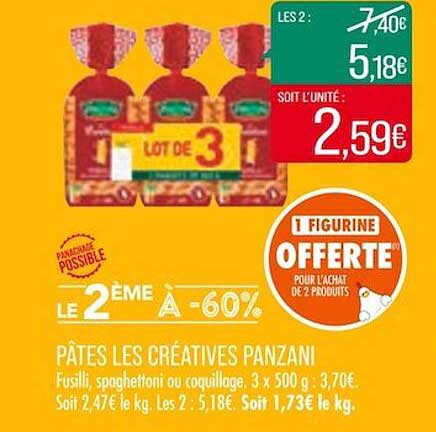 Pâtes Les Créatives Panzani