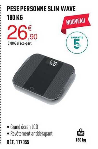 pèse personne slim wave