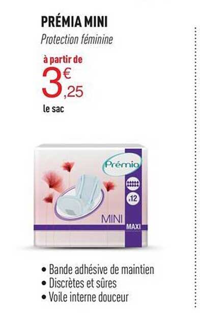 prémia mini protection féminine