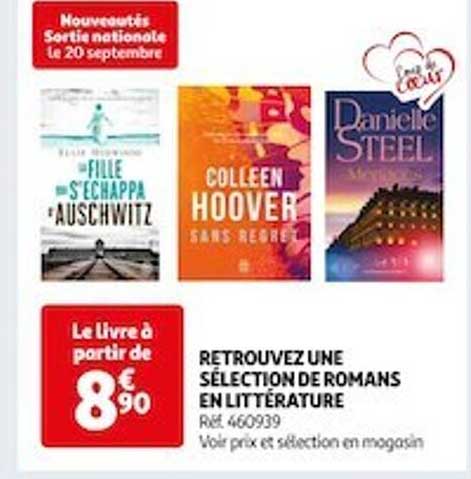 retrouvez une sélection de romans en littérature