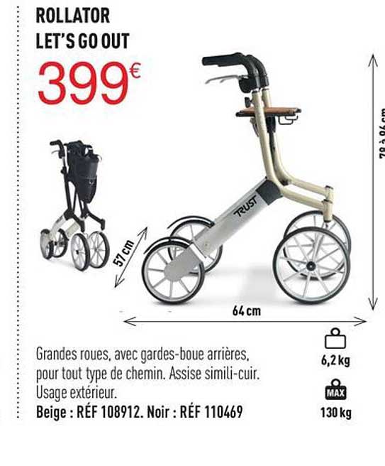 rollator let's go out