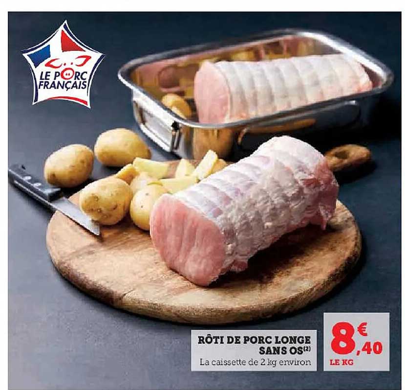 Rôti De Porc Longe Sans Os
