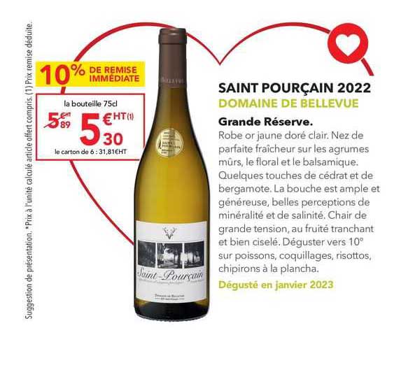 saint pourçain 2022 domaine de bellevue