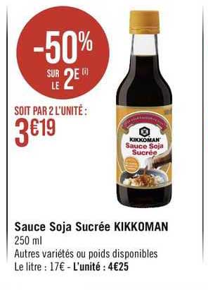 Sauce Soja Sucrée Kikkoman
