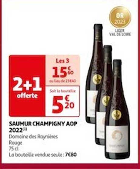 saumur champigny aop 2022 domaine des raynières rouge