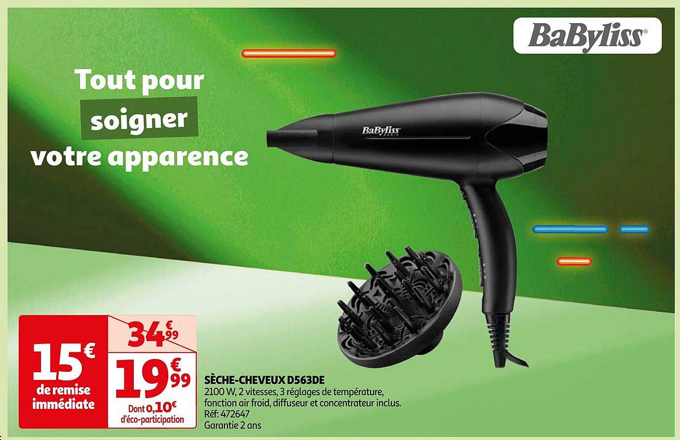 sèche-cheveux d563de baByliss