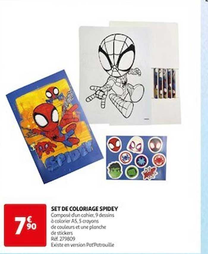 Set De Coloriage Spidey