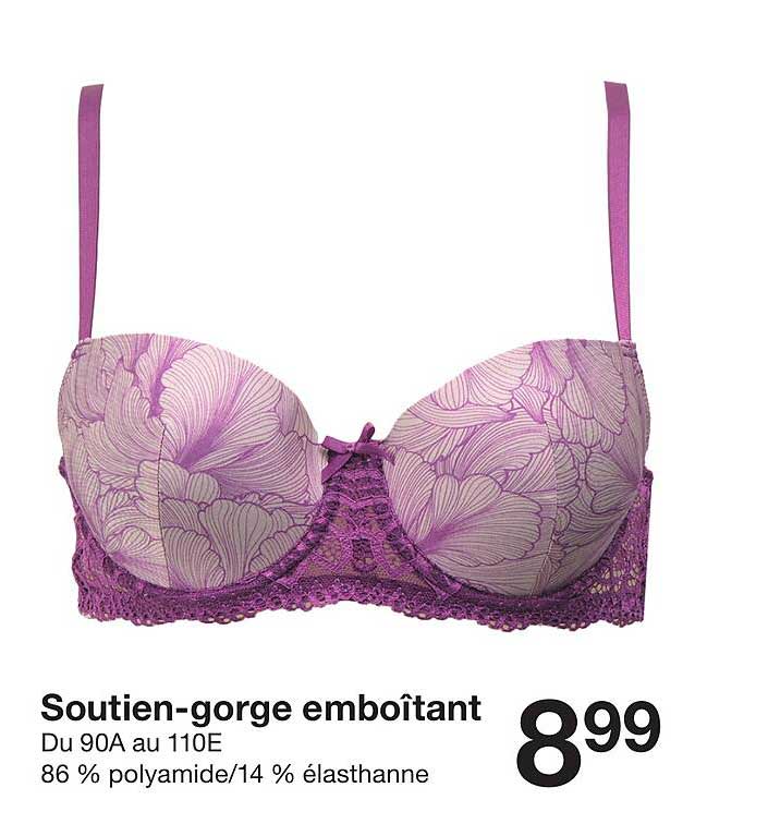 soutien-gorge emboîtant