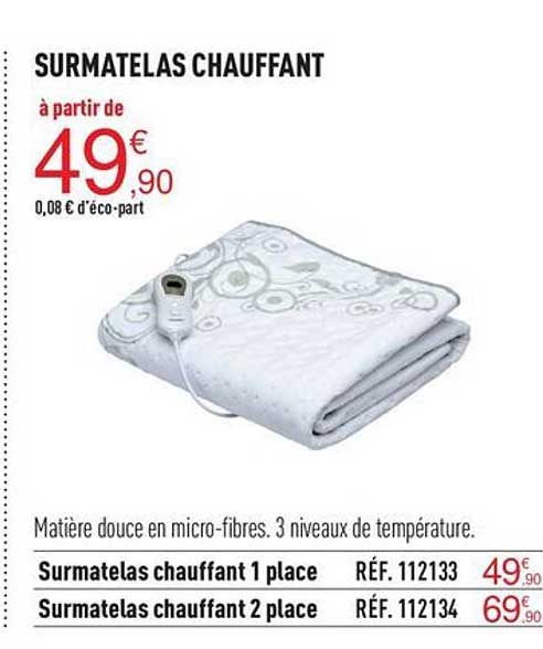 Surmatelas Chauffant