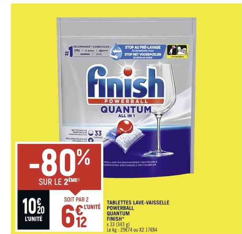 Tablettes Lave-vaisselle Powerball Quantum Finish