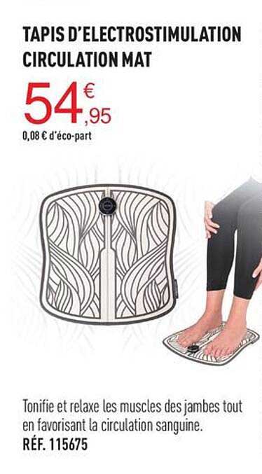 tapis d'electrostimulation circulation mat
