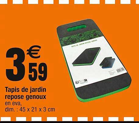 tapis de jardin repose genoux