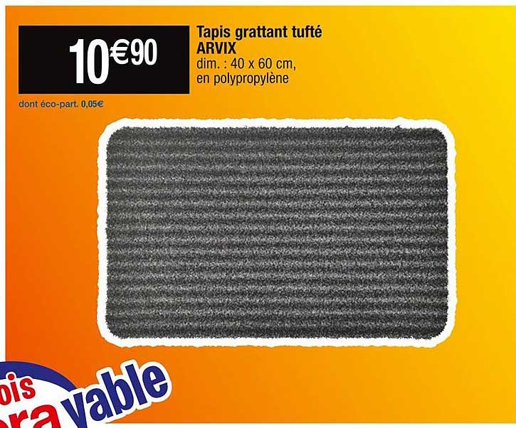 tapis grattant tufté arvix
