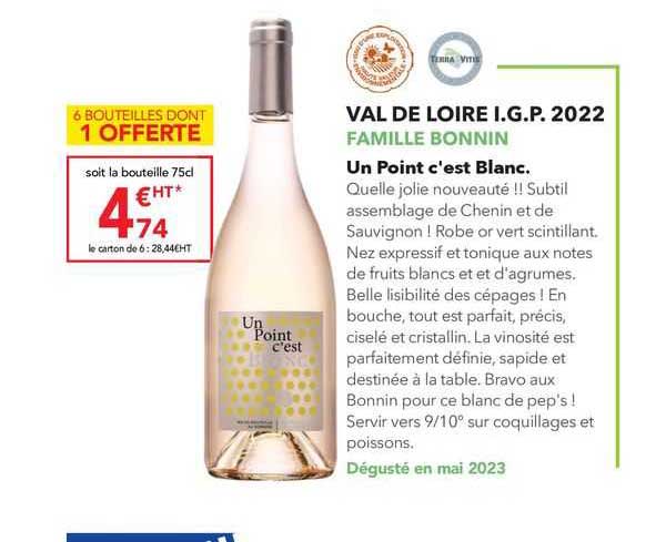 val de loire i.g.p 2022 famille bonnin