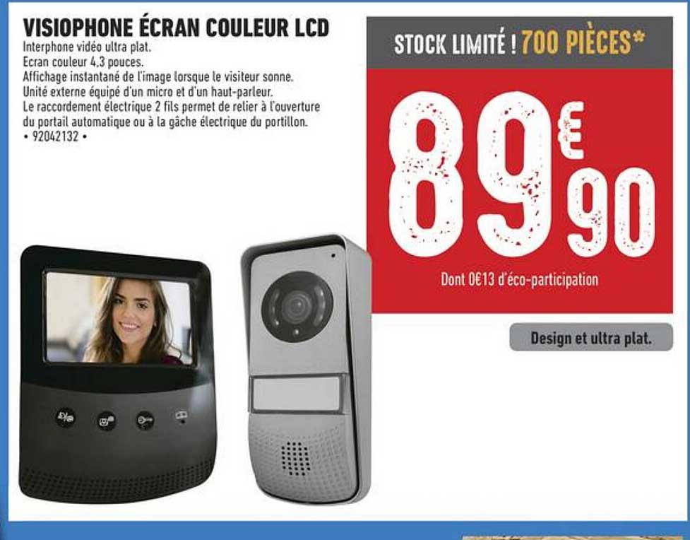 visiophone écran couleur lcd