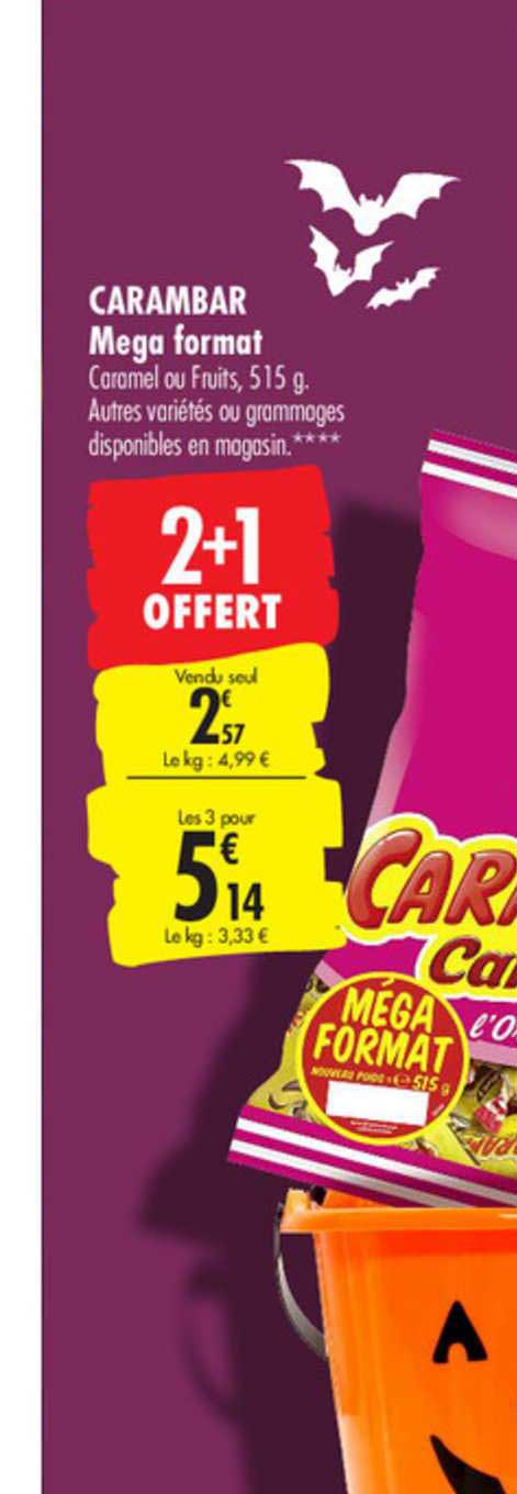 carambar mega format 2+1 offert