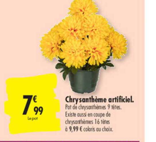 chrysanthème artificiel