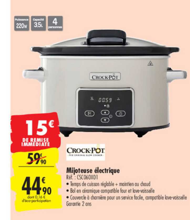 cock pot mijoteuse électrique