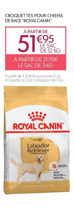 croquettes pour chiens de race royal canin