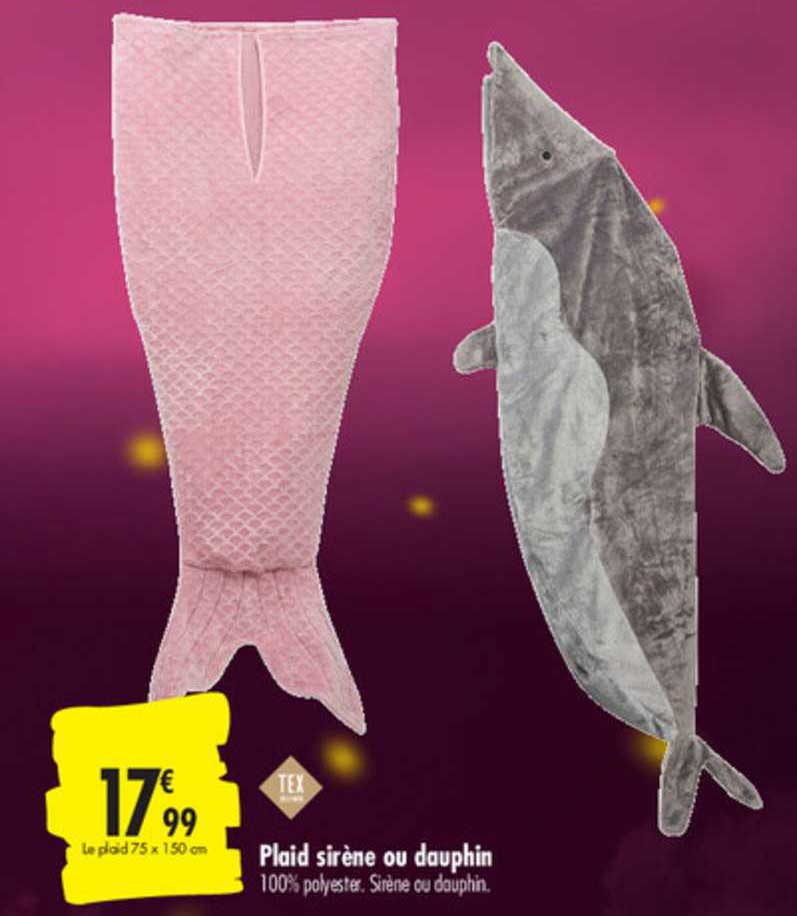 tex plait sirène ou dauphin