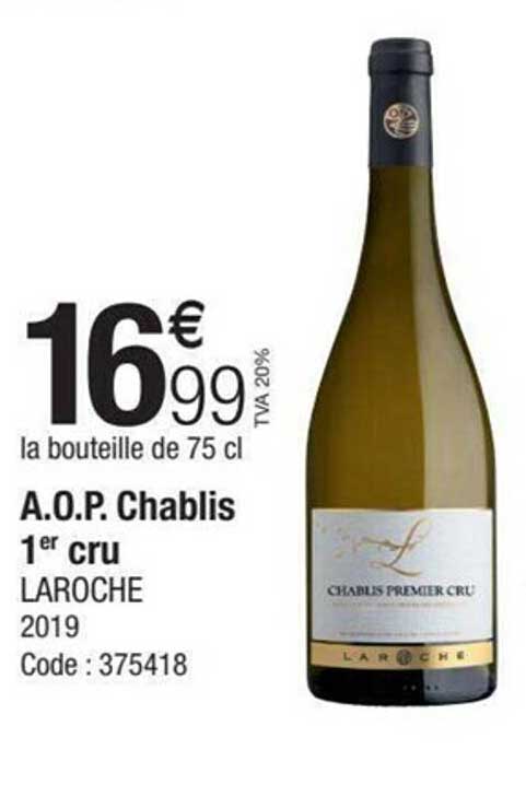 a.o.p. chablis 1er cru laroche 2019