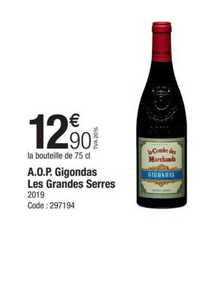 a.o.p. gigondas les grandes serres 2019