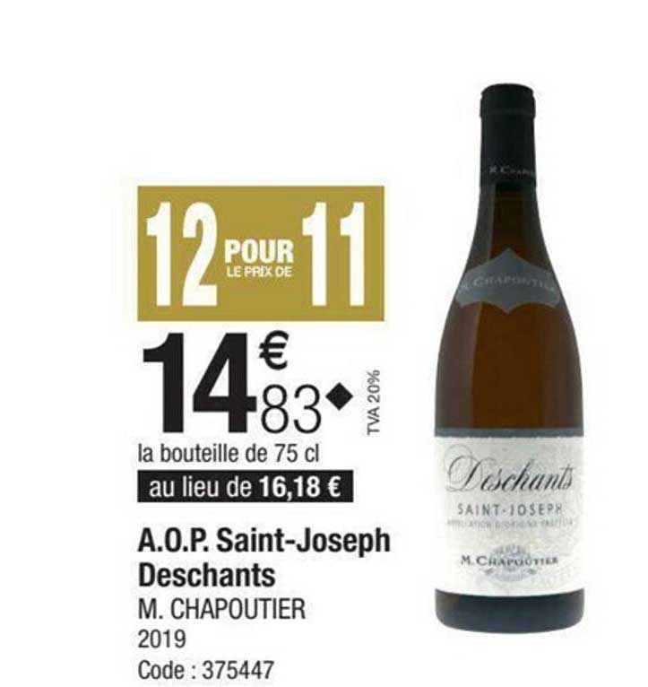a.o.p. saint-joseph deschants m. chapoutier