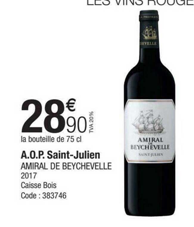a.o.p. saint-julien amiral de beychevelle 2017