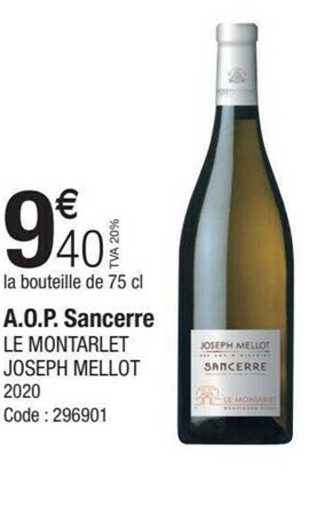 a.o.p. sancerre le montarlet joseph mellot 2020