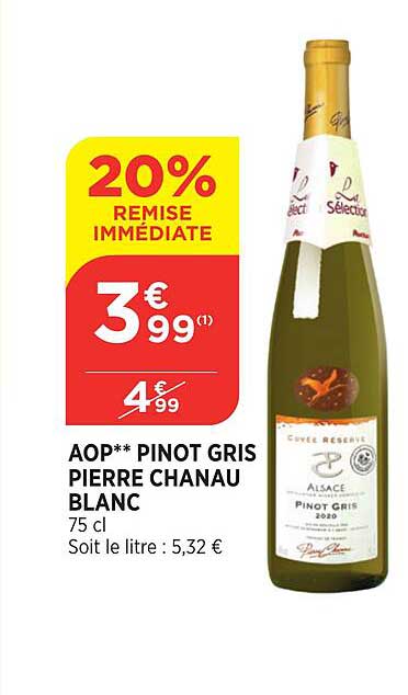 aop pinot gris pierre chanau blanc