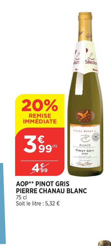 aop pinot gris pierre chanau blanc