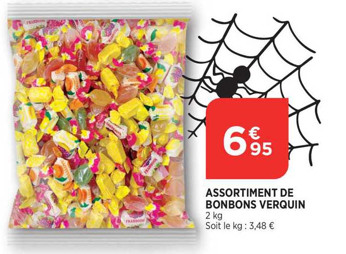 assortiment de bonbons verquin
