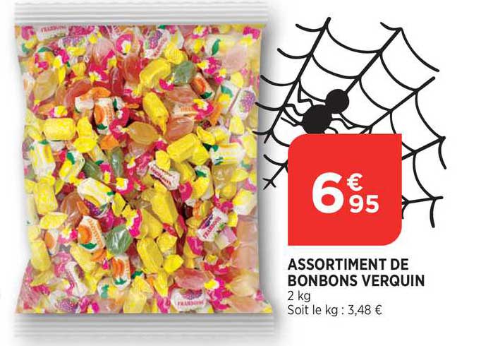 assortiment de bonbons verquin
