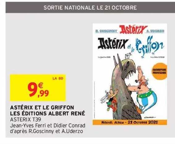 astérix et le griffon les éditions albert rené