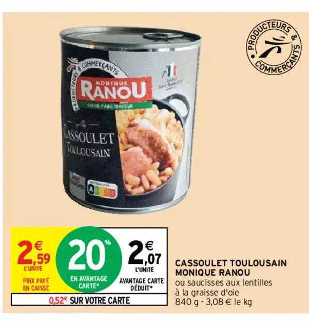 cassoulet toulousain monique ranou