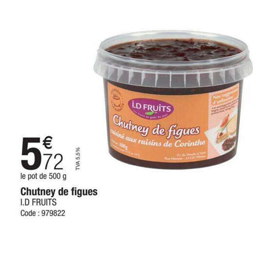 chutney de figues i.d. fruits