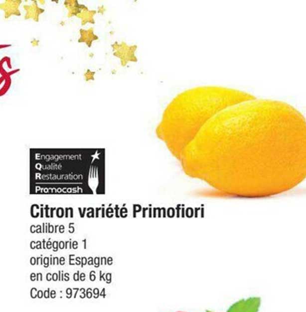 citron variété primofiori