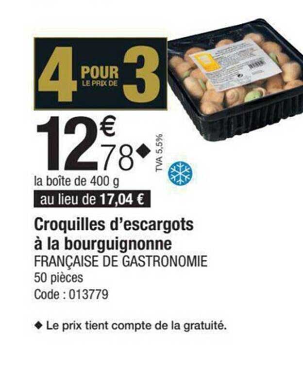 coquilles d'escargots à la bourguignonne française de gastronomie