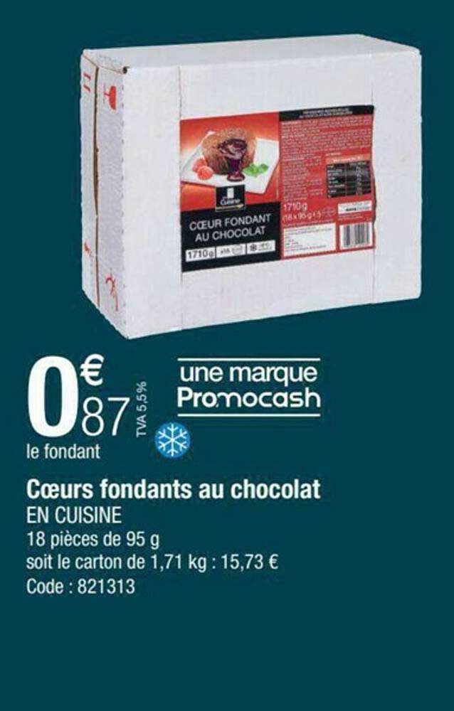 Cœurs Fondants Au Chocolat En Cuisine