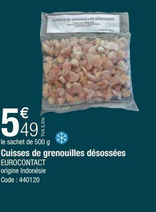 cuisses de grenouilles désossées eurocontact