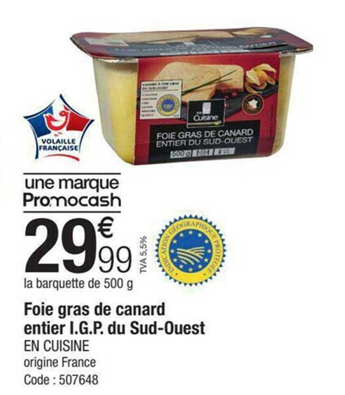 foie gras de canard entier i.g.p. du sud-ouest en cuisine