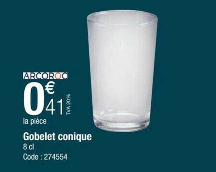 gobelet conique