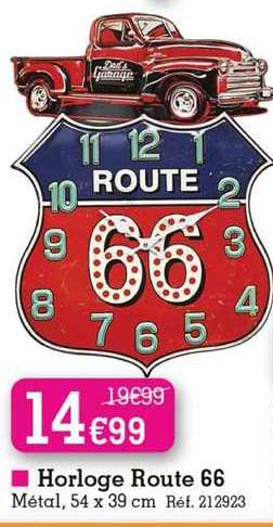 horloge route 66