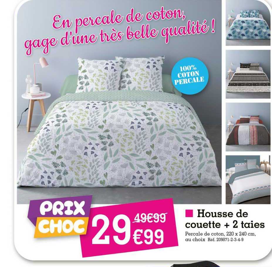 Housse De Couette +2 Taies