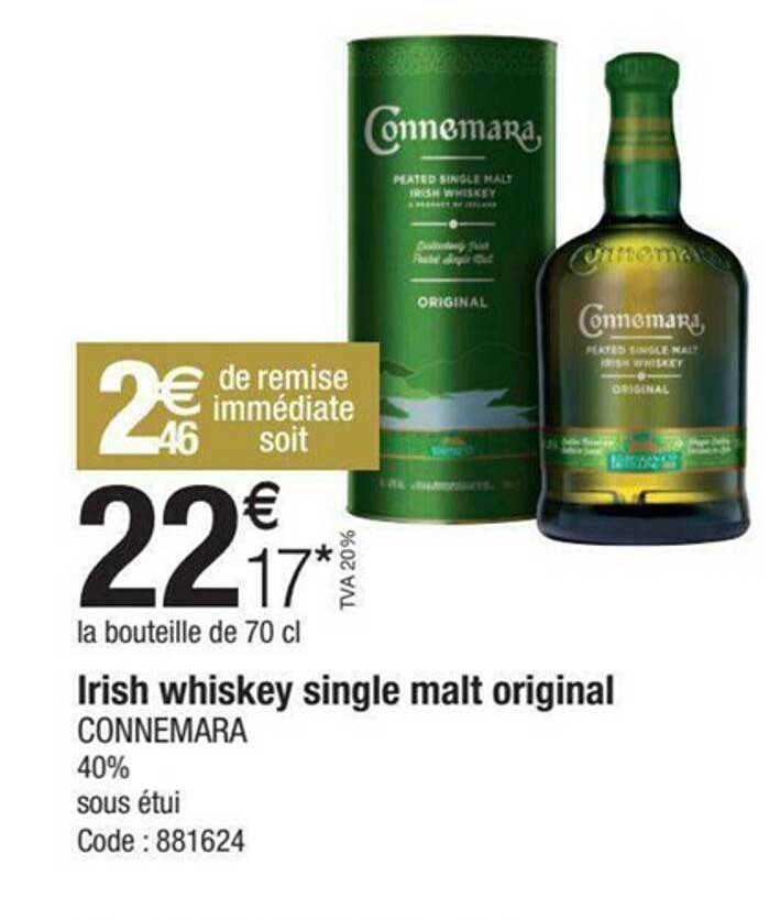 irish whiskey single malt original connemara